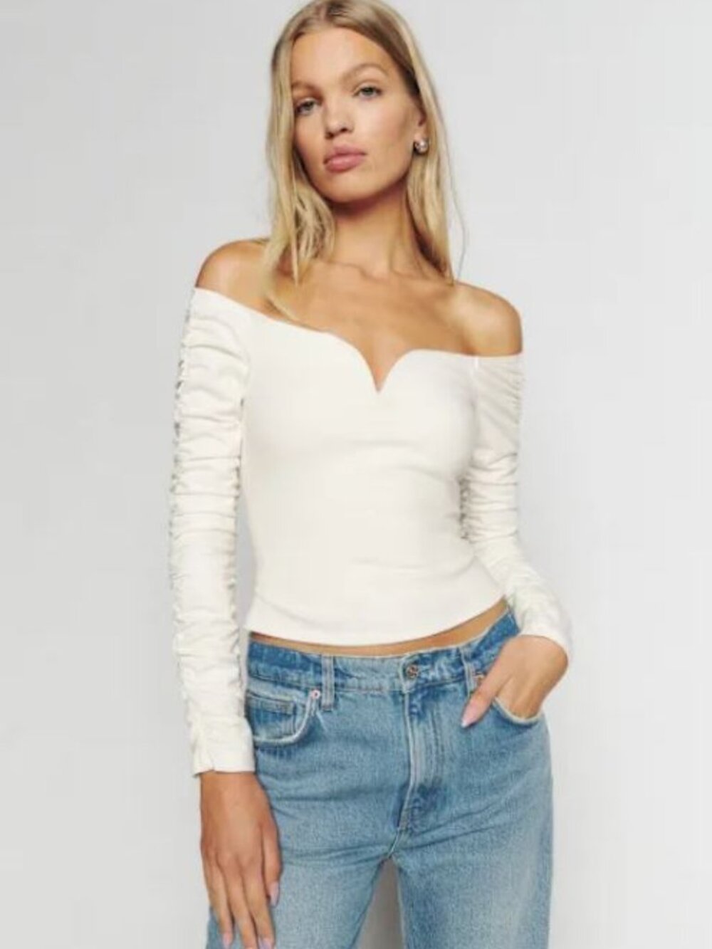 Ballet core Aloura reformation knit top size large